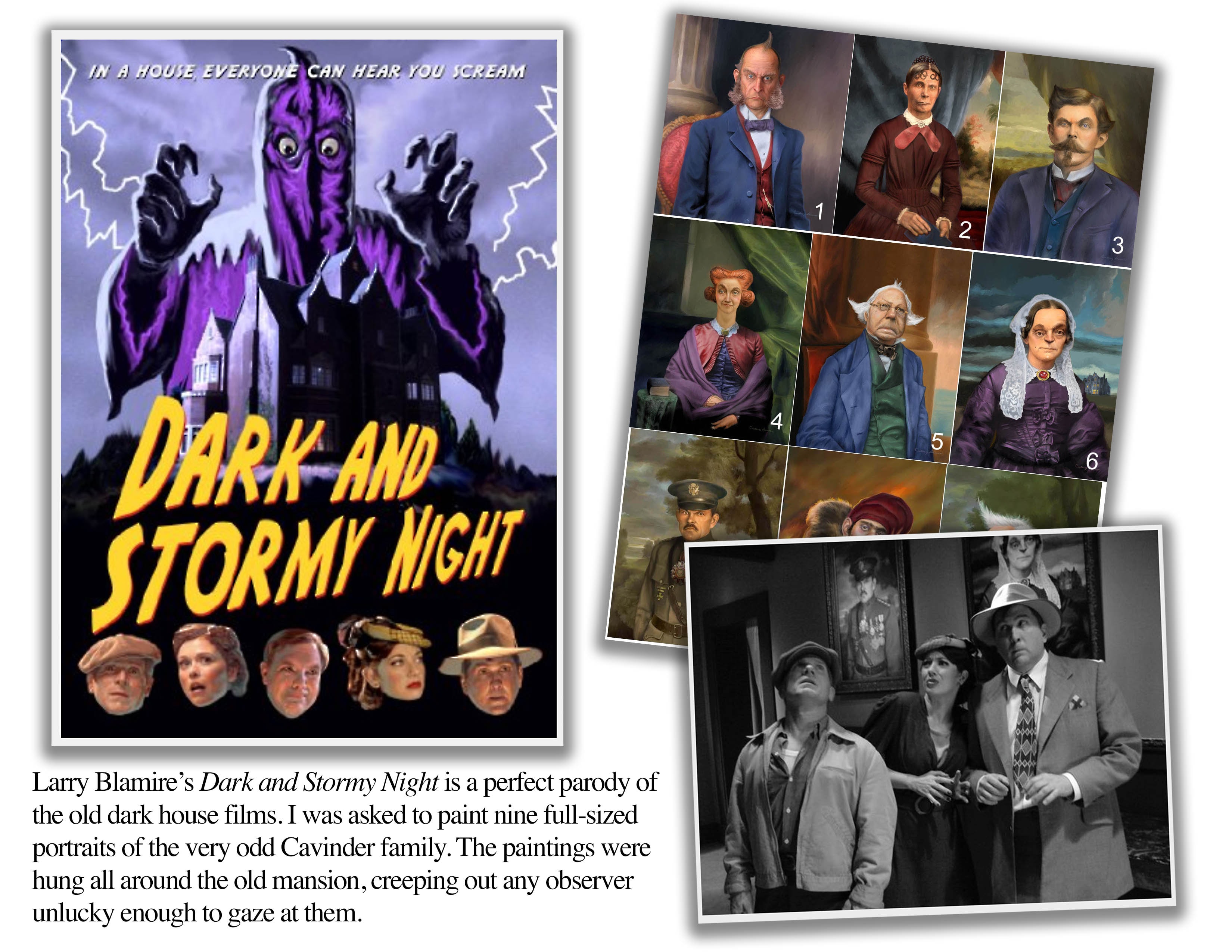 Set Design, "Dark and Stormy Night"