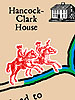 Commissioned by Paul Revere Memorial Association, this map shows the rides of Revere, Dawes and Prescott as well as the locations where they encountered the British Regulars. I used period graphics for the houses and people to bring to mind a little taste of the period. The interactive map can be seen at:
http://www.paulreverehouse.org/ride/virtual.html